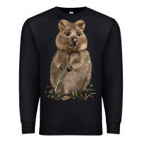 Black Quokka Premium Sweatshirt - LillyAllenDesigns