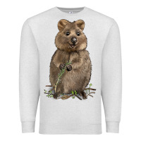Oatmeal Heather Quokka Premium Sweatshirt - LillyAllenDesigns