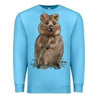 Ocean Blue Quokka Premium Sweatshirt - LillyAllenDesigns
