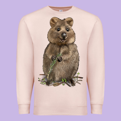 Quokka Premium Sweatshirt Designed By Lillyallendesigns