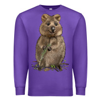 Purple Quokka Premium Sweatshirt - LillyAllenDesigns