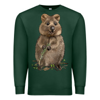 Sports Green Quokka Premium Sweatshirt - LillyAllenDesigns