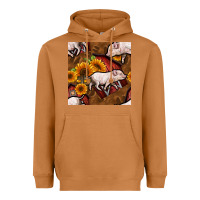 Meerkat pig and barn Heavyweight Hoodie - BundleAndBundleShop