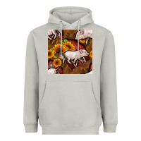 Moon Dust pig and barn Heavyweight Hoodie - BundleAndBundleShop