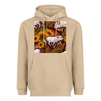 Mushroom pig and barn Heavyweight Hoodie - BundleAndBundleShop
