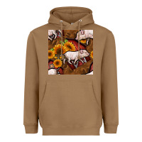 Toasted Coconut pig and barn Heavyweight Hoodie - BundleAndBundleShop