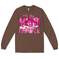 Chestnut My Mini Is a Fighter with Ribbon Long Sleeve Tee - texasbilliewilder