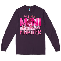 Plum My Mini Is a Fighter with Ribbon Long Sleeve Tee - texasbilliewilder