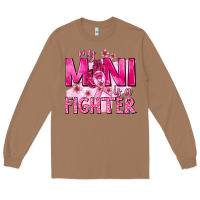 Toasted Coconut My Mini Is a Fighter with Ribbon Long Sleeve Tee - texasbilliewilder