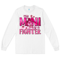 White My Mini Is a Fighter with Ribbon Long Sleeve Tee - texasbilliewilder