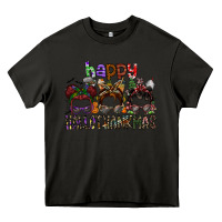 Asphalt happy hallothanksmas Heavy Core Tee - SublimationCraftShop