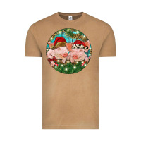 Vintage Camel Christmas Pigs Vintage Tee - RanaPortraitStore