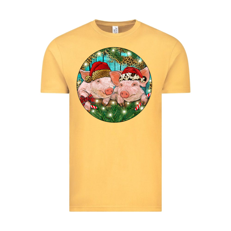 Christmas Pigs Vintage Tee by RanaPortraitStore | Teevron