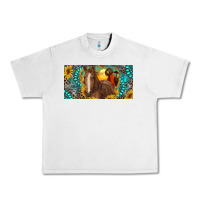 Lunar Rock horse and desert with sunflowers gemstone Urban Heavy Tee - RanaPortraitStore