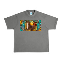 Tornado horse and desert with sunflowers gemstone Urban Heavy Tee - RanaPortraitStore