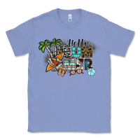 Colony Blue hello summer Classic Tee - SublimationCraftShop