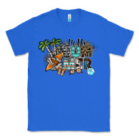 True Royal hello summer Classic Tee - SublimationCraftShop