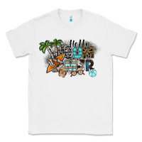 White hello summer Classic Tee - SublimationCraftShop