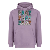 Lavender pray on it pray over it pray through it Heavyweight Hoodie - Artiststas