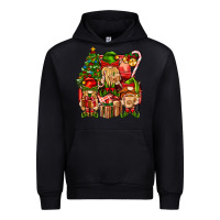 Black Christmas Elf Truck Urban Hoodie - BundleAndBundleShop