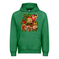 Emerald Christmas Elf Truck Urban Hoodie - BundleAndBundleShop