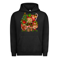 Pigment Black Christmas Elf Truck Urban Hoodie - BundleAndBundleShop