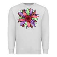 Dove Grey easter spring sunflower Premium Sweatshirt - Jasminsmagicworld