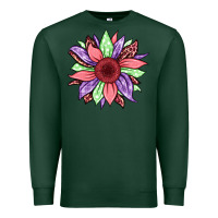Sports Green easter spring sunflower Premium Sweatshirt - Jasminsmagicworld