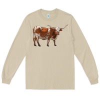 Mushroom longhorn Long Sleeve Tee - RanaPortraitStore