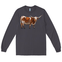 Smoke longhorn Long Sleeve Tee - RanaPortraitStore