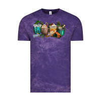 Cloud Purple camping coffee cups Vintage Tee - texasbilliewilder