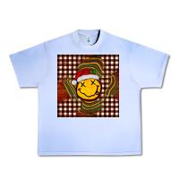 Grape Ice Christmas smiley face Urban Heavy Tee - BarkalooDesign