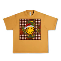 Peanut Butter Christmas smiley face Urban Heavy Tee - BarkalooDesign