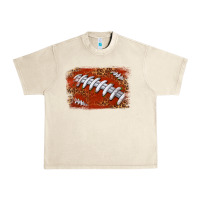 Sandshell American football background Urban Heavy Tee - texasbilliewilder