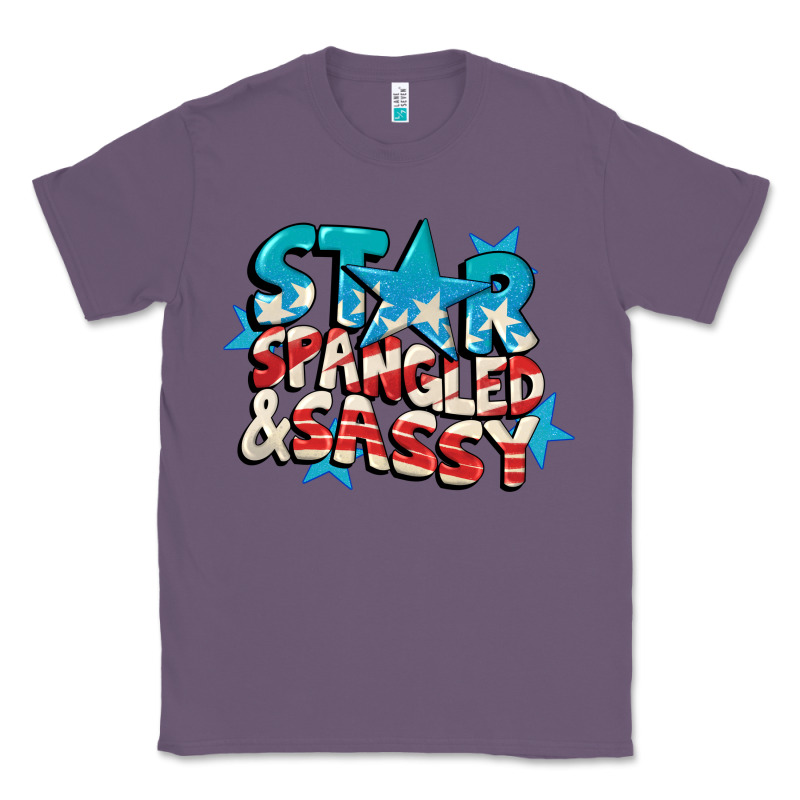 Star Spangled And Sassy 4th Of July Classic Tee by CowGirlArtShop | Teevron