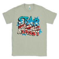 Matcha Star spangled and sassy 4th of july Classic Tee - CowGirlArtShop