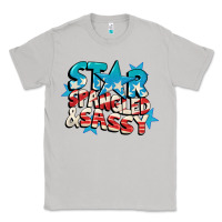 Moon Dust Star spangled and sassy 4th of july Classic Tee - CowGirlArtShop