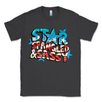 Smoke Star spangled and sassy 4th of july Classic Tee - CowGirlArtShop