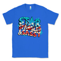 True Royal Star spangled and sassy 4th of july Classic Tee - CowGirlArtShop
