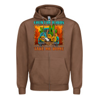 Chestnut country roads take me home Zipper Hoodie - HRA Design Shop