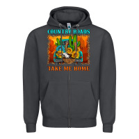 Smoke country roads take me home Zipper Hoodie - HRA Design Shop