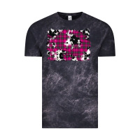 Cloud Black Pink Christmas Plaid Cowhide Pattern Background Vintage Tee - RanaPortraitStore