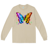 Mushroom rainbow butterfly Long Sleeve Tee - Zillion Design Studio