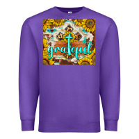 Purple grateful cross Premium Sweatshirt - BarkalooDesign