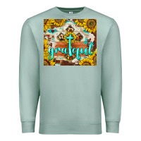 Seafoam grateful cross Premium Sweatshirt - BarkalooDesign