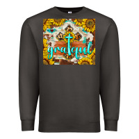 Smoke grateful cross Premium Sweatshirt - BarkalooDesign