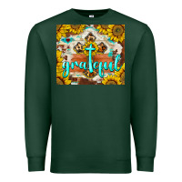 Sports Green grateful cross Premium Sweatshirt - BarkalooDesign