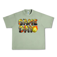 Oil Green game day softball leopard Urban Heavy Tee - Zillion Design Studio