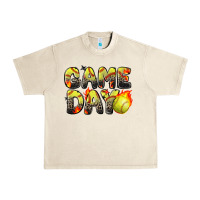 Sandshell game day softball leopard Urban Heavy Tee - Zillion Design Studio
