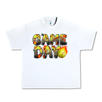White game day softball leopard Urban Heavy Tee - Zillion Design Studio